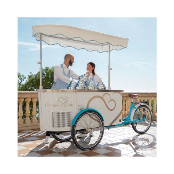 Tarif Chariot glace autonome Pozzetti tracté par un vélo électrique à Lyon 69