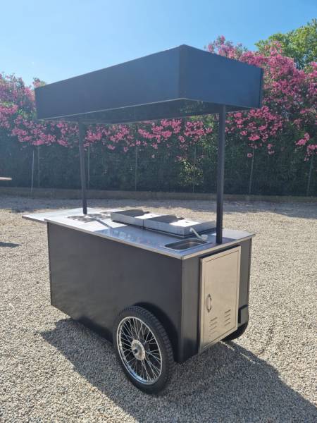 Conception de Chariot food sur-mesure avec équipements CHR à Rennes 35