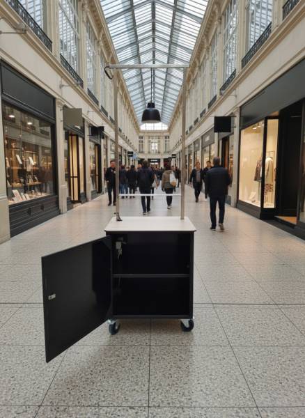 Achat stand accueil pour point information temporaire à Marseille 13