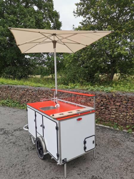 Chariot stand remorque mobile ambulante street food CHR Grenoble 38