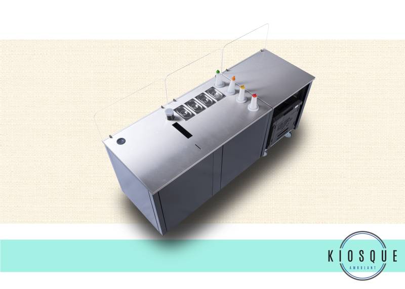 Fabrication de stand ambulant tout équipé pour la crêpes à Metz 57