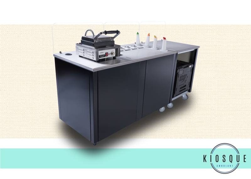 fournisseur de chariot mobile snack aménagé pour la streetfood à Nice 06