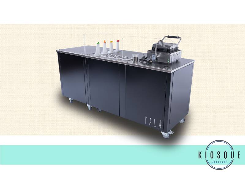 Tarif stand ambulant modulable sur-mesure pour les restaurateurs cuisine collective à Toulon 83