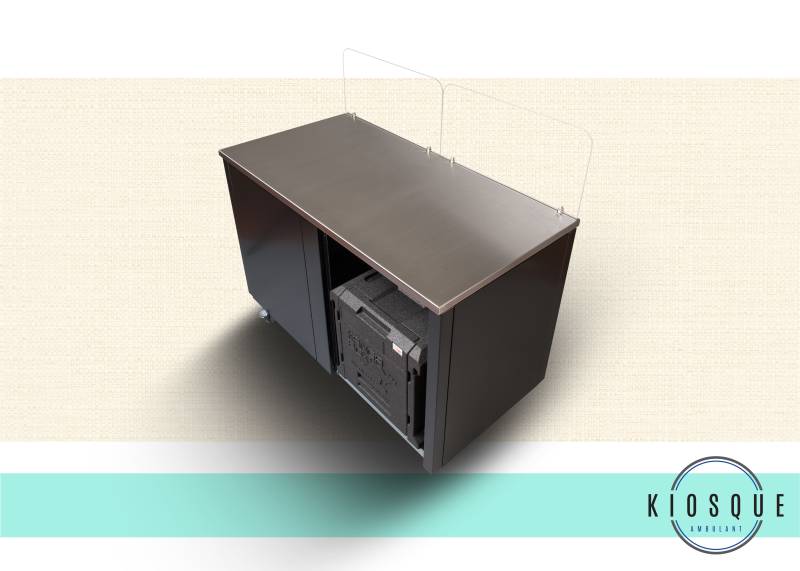 Acheter stand ambulant traiteur avec équipements et frigo à Nice 06