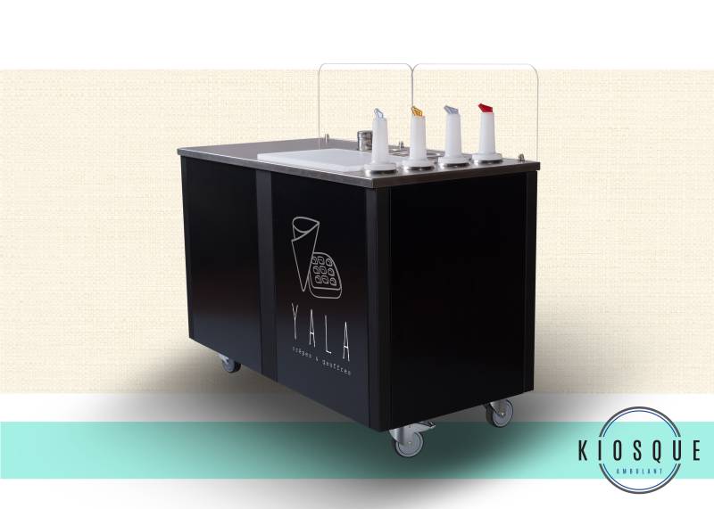 fabrication d’un chariot snack tout équipé pour les professionnels à Strasbourg 67