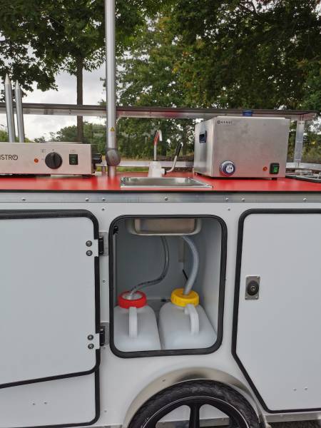 Chariot stand remorque mobile ambulante street food CHR Nice 06