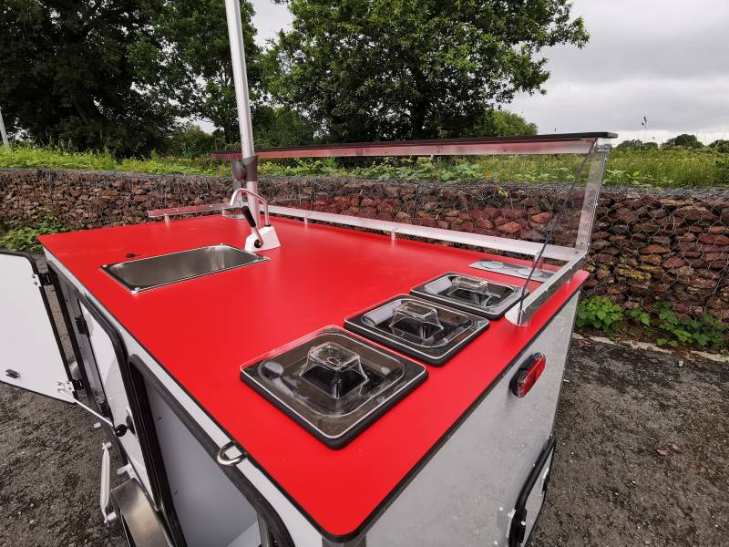 ou acheter une petite remorque street food tractable par un vélo électrique à Rouen 76 ?