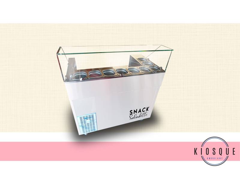 vente de chariot hot-dog professionnel avec aménagement chaud et froid à Perpignan 66