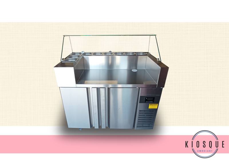 Prix chariot crêpes professionnel réfrigéré et tout équipé à Boulogne-billancourt 92