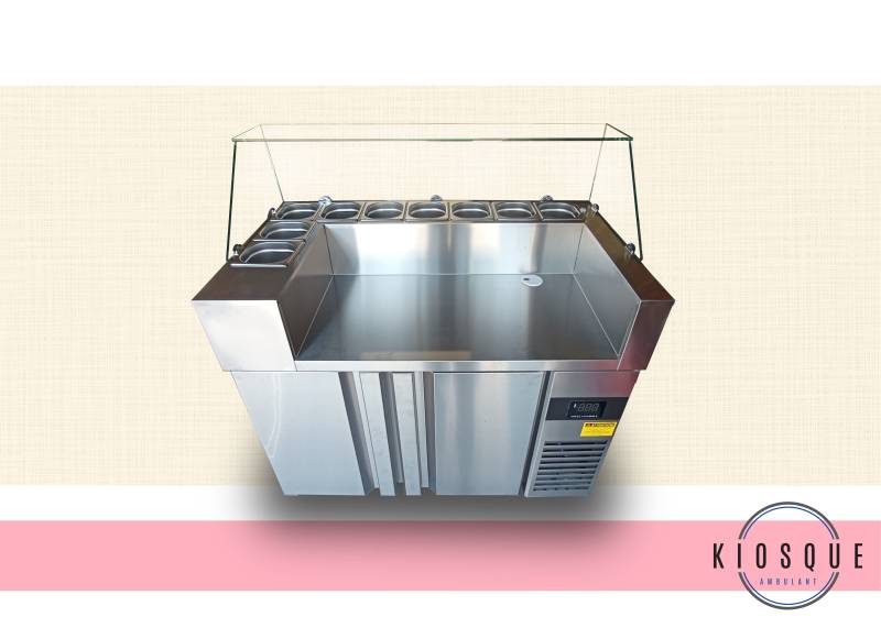 Fournisseur de meuble ambulant avec bac gastro réfrigéré et espace froid à Montpellier 34