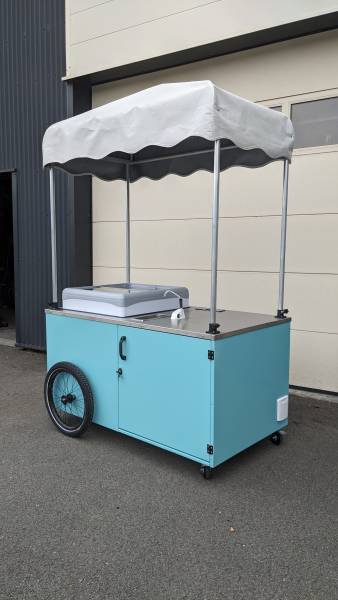 Chariot mobile personnalisable pour glacier à Nantes 44