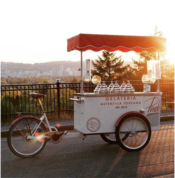 Devis pour un vélo équipé avec un caisson à glace artisanale autonome à Marseille 13 