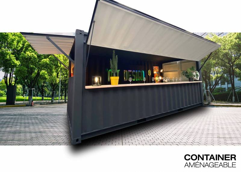 Container aménagé en France à Paris 75