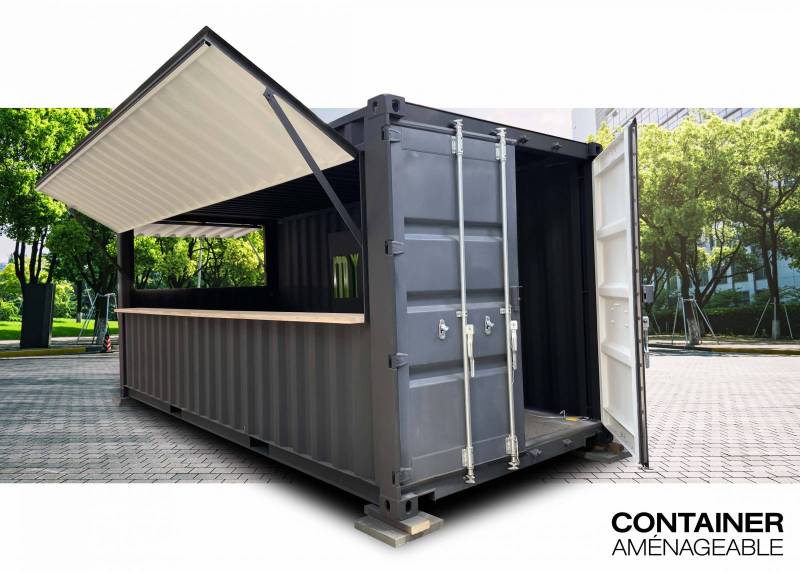 Fabrication et aménagement de container sur-mesure à Montpellier 34