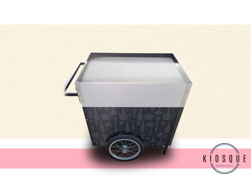 Vente stand mobile sur-mesure pour la vente de bubble tea à Saint-Etienne 42