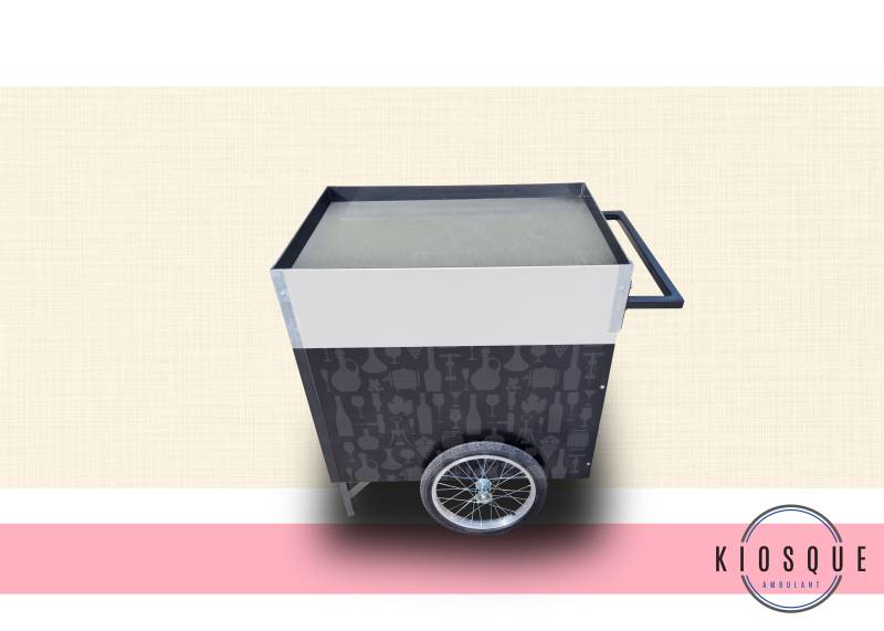 Acheter chariot ambulant sur-mesure pour la vente de glace à Reims 51 