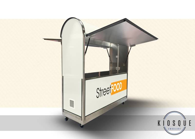 Prix petit kiosque ambulant avec aménagement pour la restauration à Paris 75